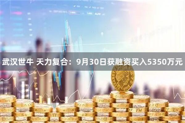 武汉世牛 天力复合：9月30日获融资买入5350万元